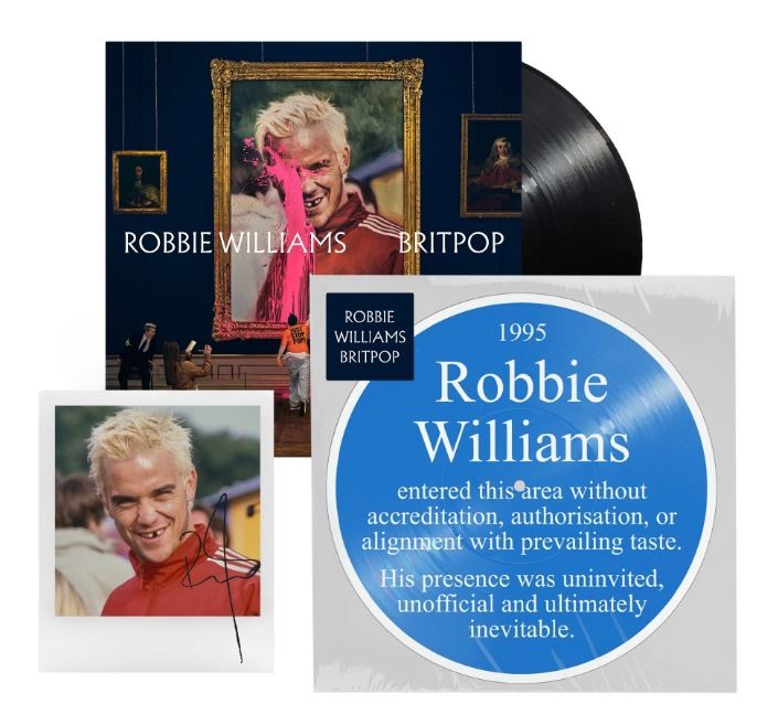 Buy ROBBIE WILLIAMS 'BRITPOP' now and Click Here To Enter The Competition To Win
